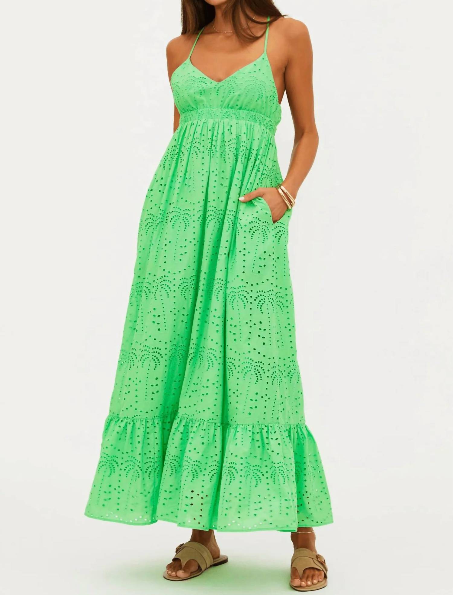 Beach Riot - Ruthie Cotton Voile Maxi Sundress