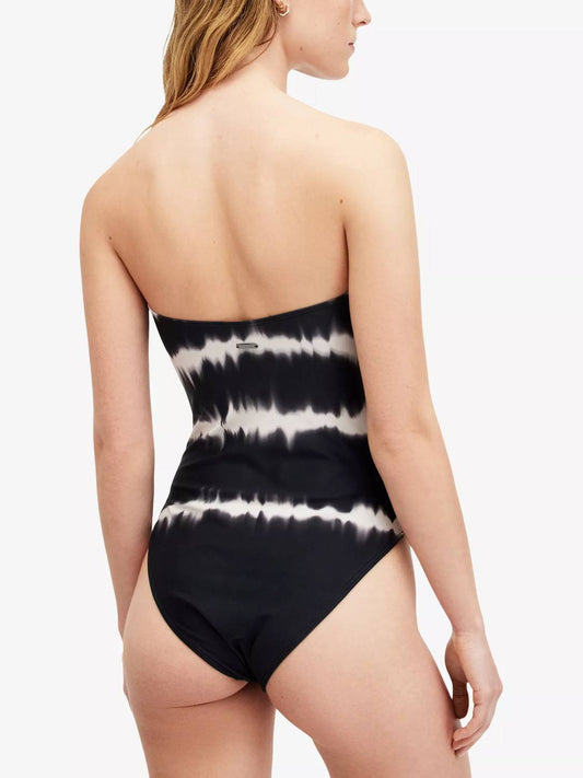 Allsaints - Curtis Bandeau Tie Dye Swimsuit