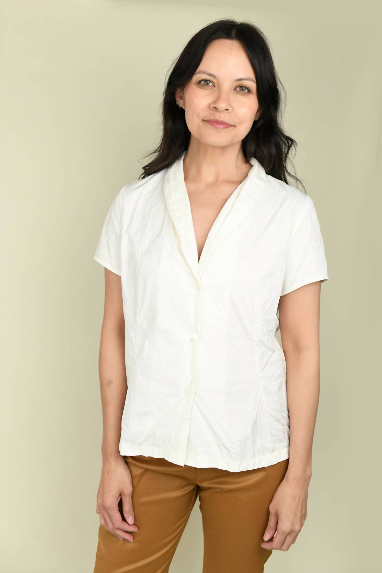 Katharina Hovman - Button-Down Technical Taffeta Blouse