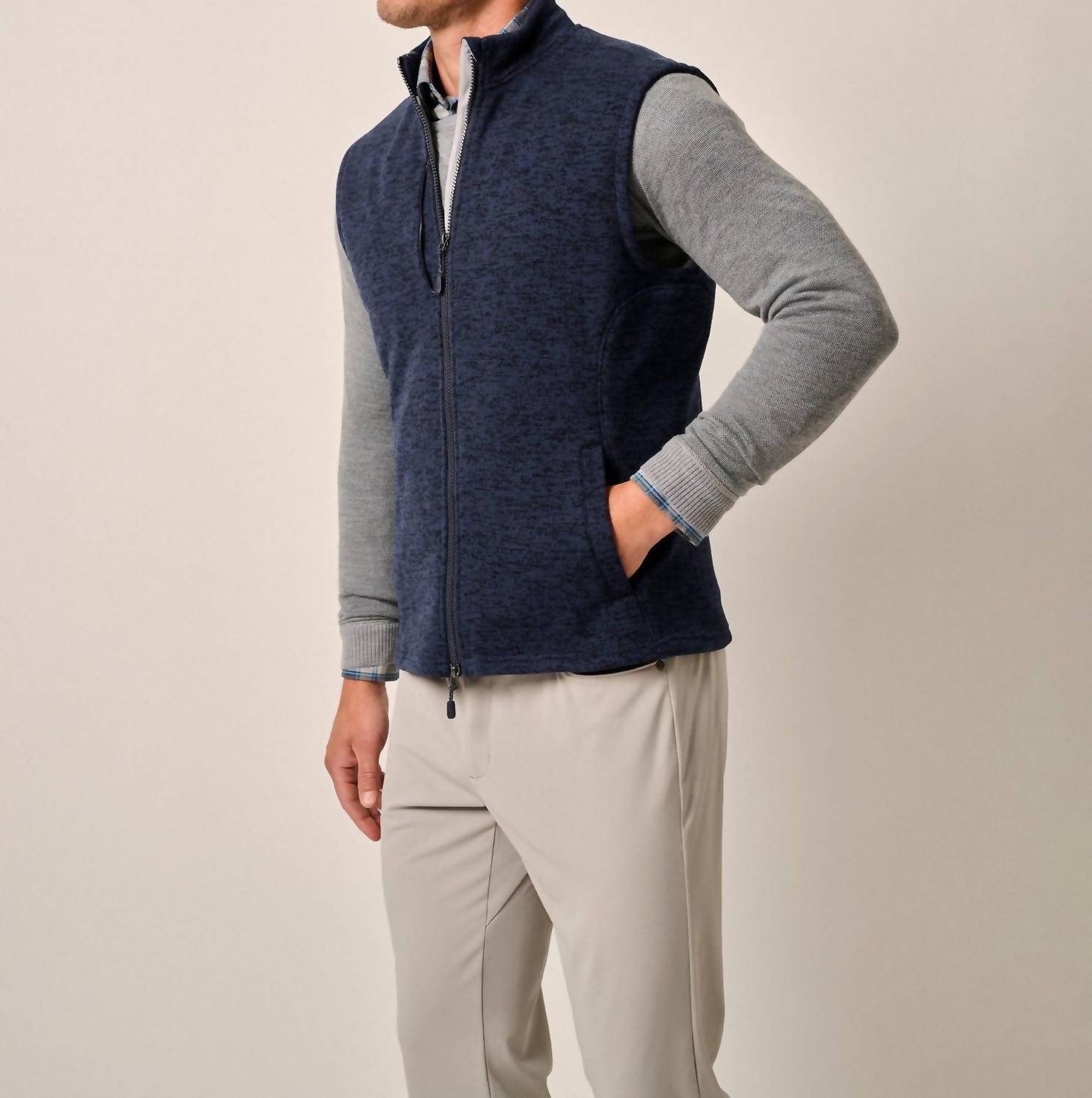 Johnnie-O - Denalis Double-zip Fleece Vest