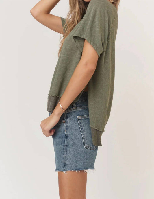 Project Social T - Lina Textured Scoop Neck Tee