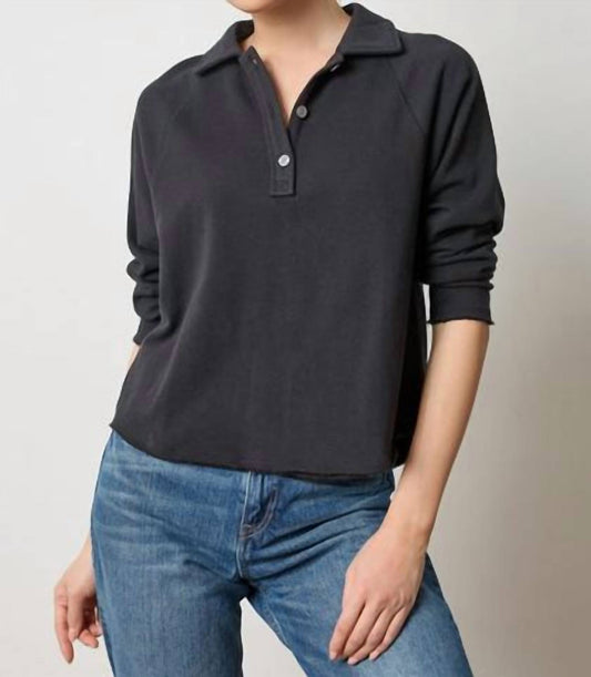 Lilla P - Shirttail Polo Sweatshirt