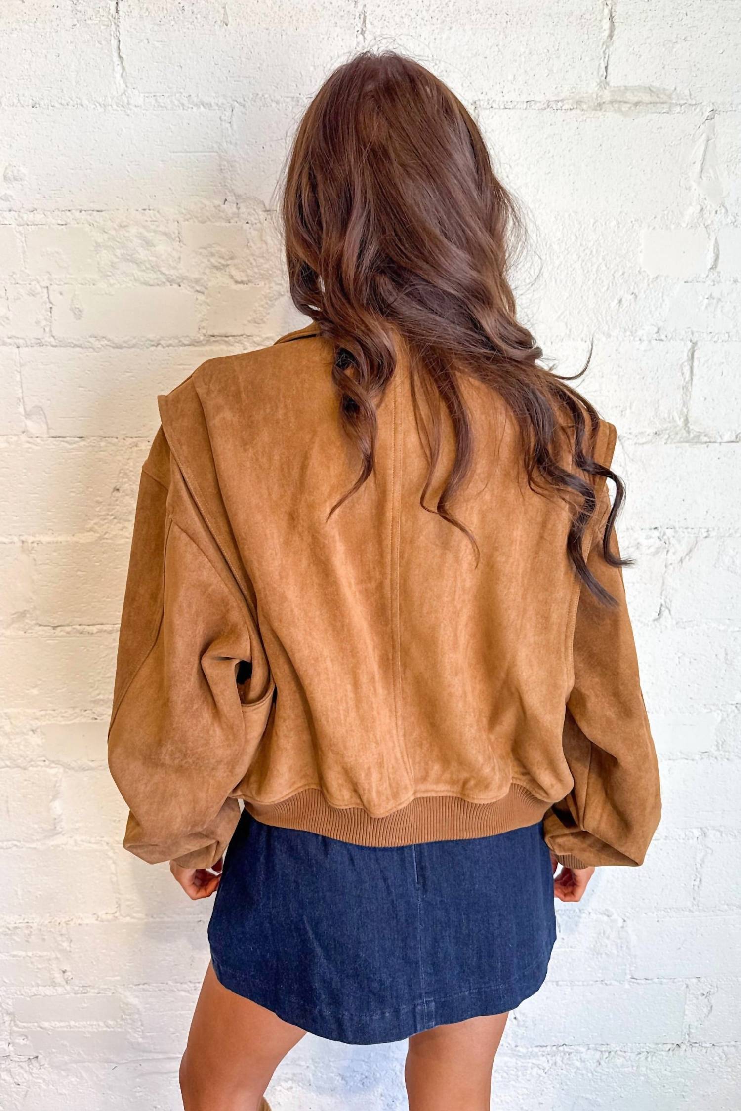 Olivaceous - Linda Suede Jacket