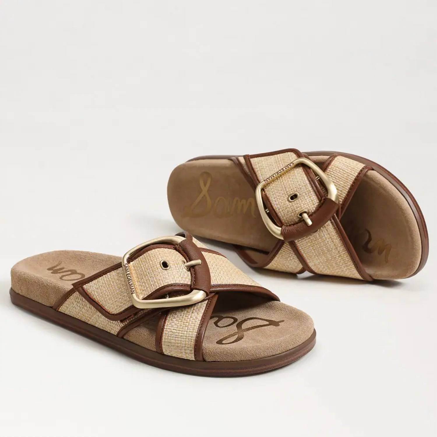 Sam Edelman - Women's Darla Multi Buckle Slide Sandals