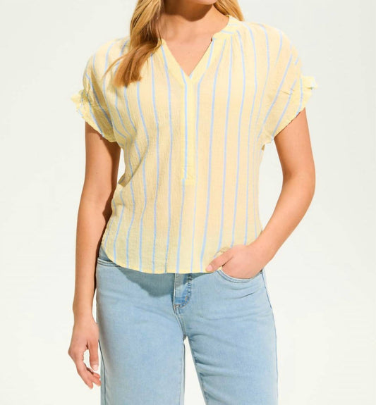 Fdj - Short Sleeve Stripe Top