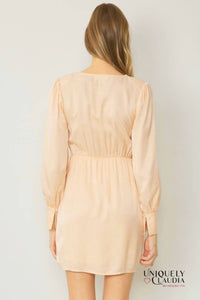 Entro - Evie Faux Wrap Mini Dress