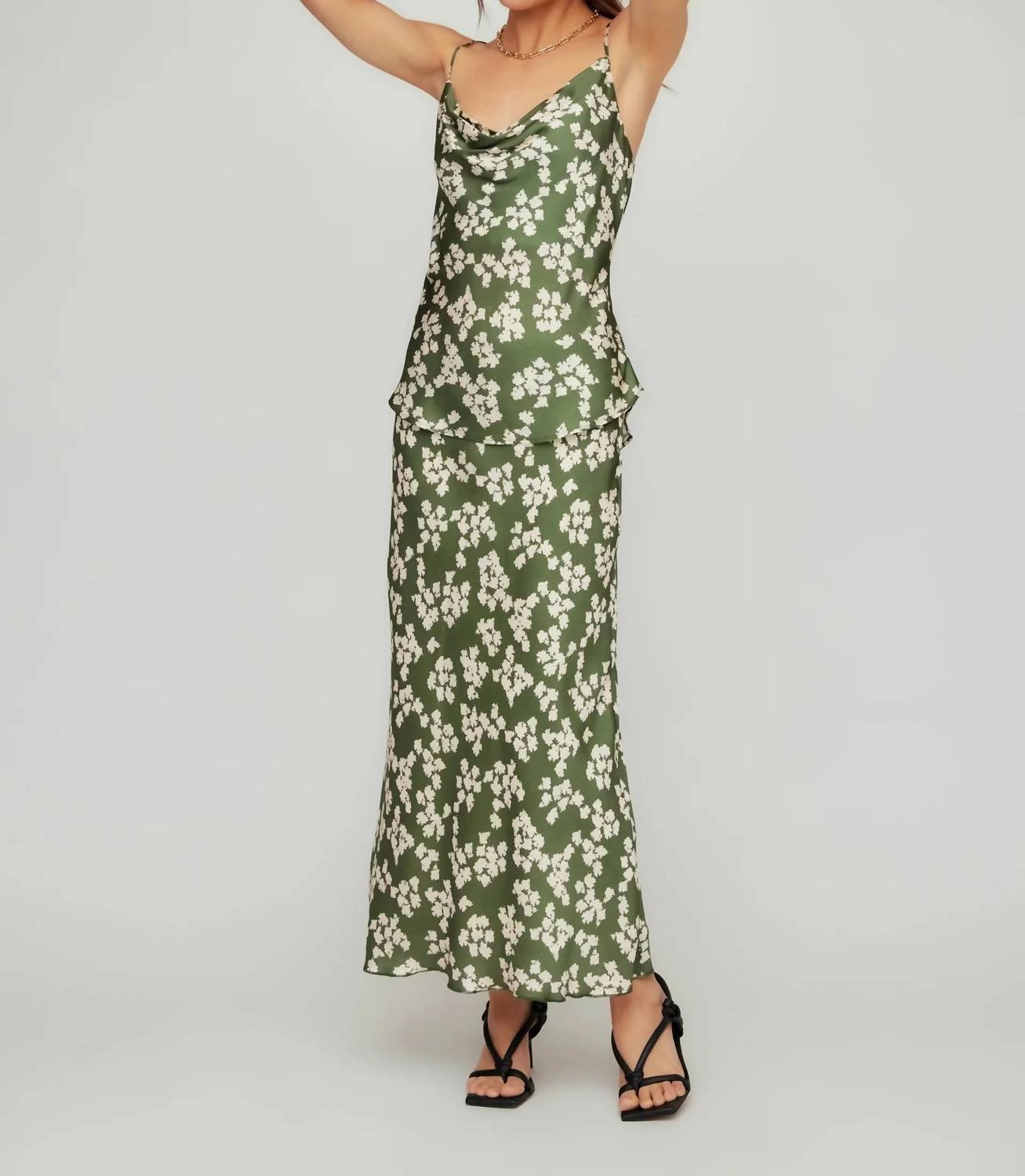 Fifteen Twenty - Eva Bias Ankle Midi Skirt