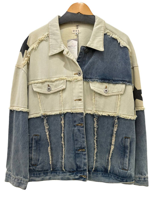 Pol - Women's Stars Denim Jacket