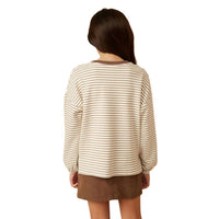 Hayden La - Kids Striped Long Sleeve Banded Shirt