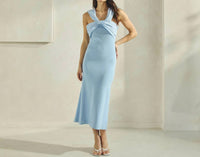 Able - Twist Neck Maxi Dress