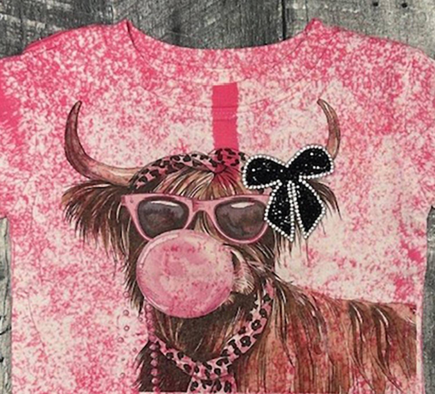 Bratti Mati - Infant Toddler Highland Cow Tee