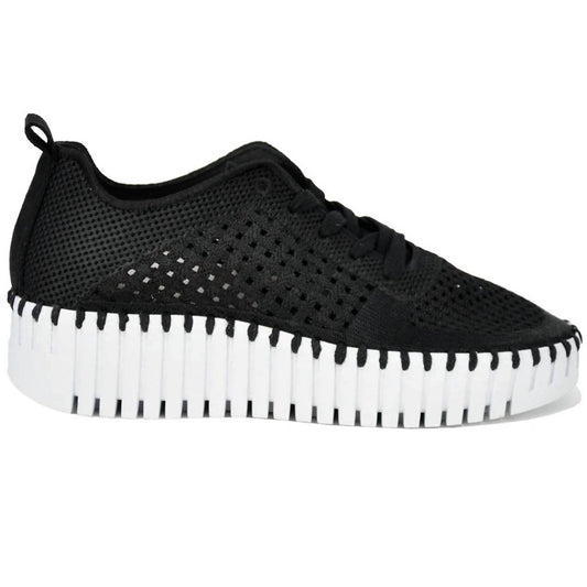 Ilse Jacobsen - Women's Tulip Platform Lace Up Sneakers