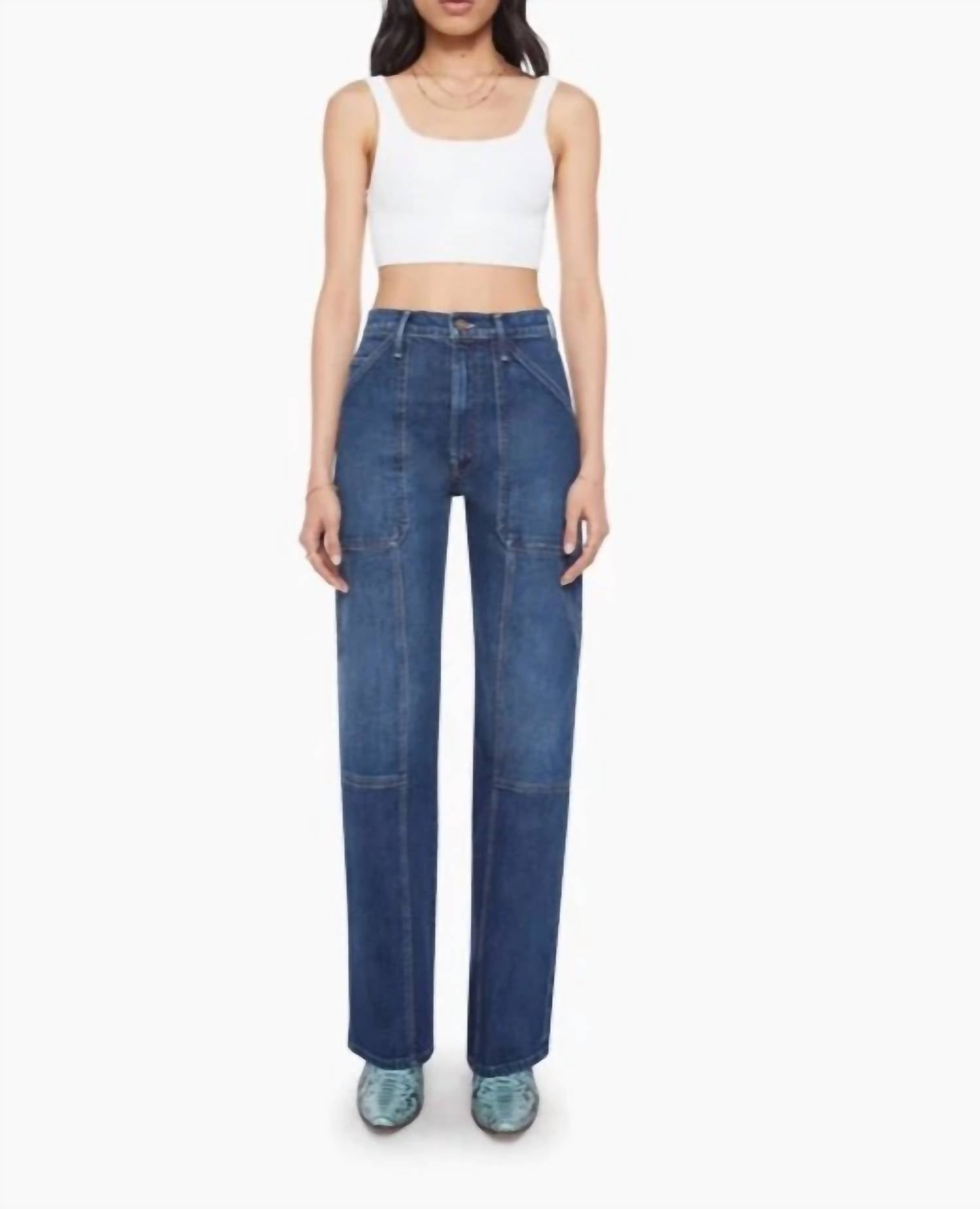 Mother - Lasso Utility Sneak Jeans