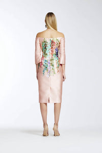 Frascara - Off the Shoulder Floral Midi Dress