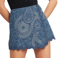 Flying Tomato - Paisley Scallop Skort