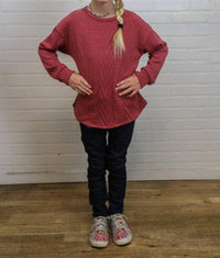 Chris & Carol - Girls Crochet Sweater Top
