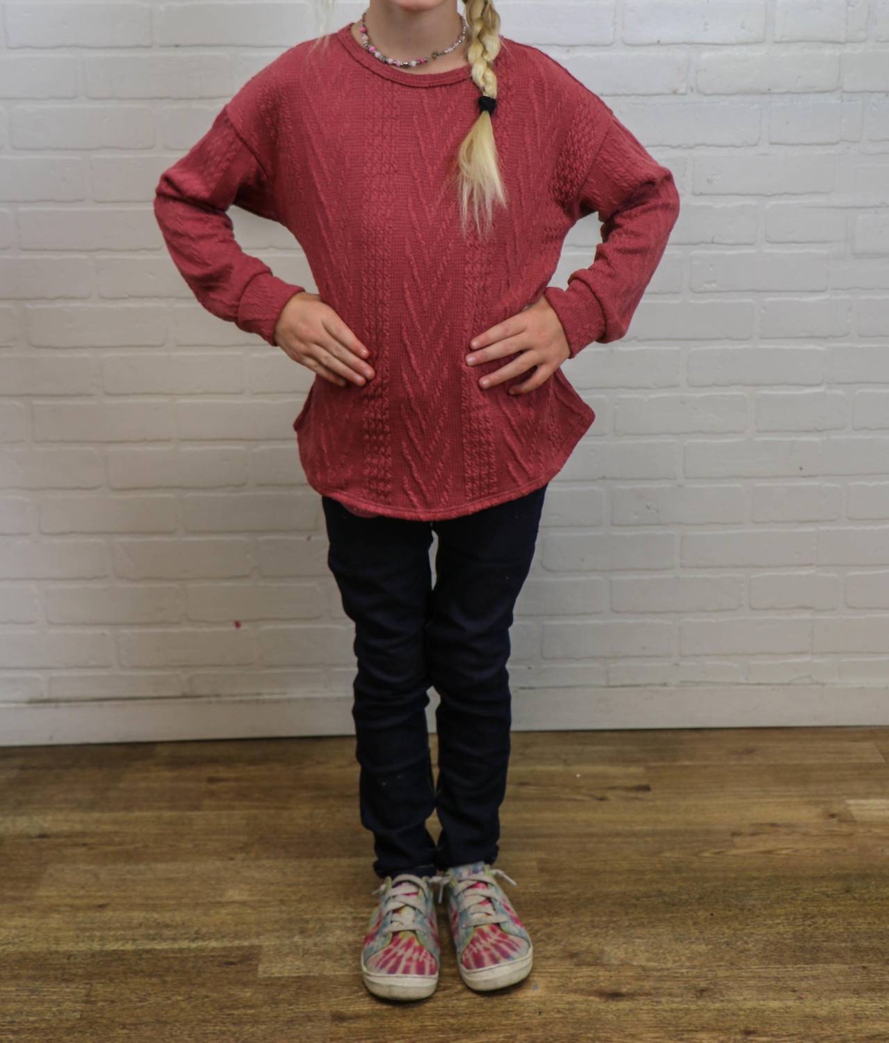 Chris & Carol - Girls Crochet Sweater Top