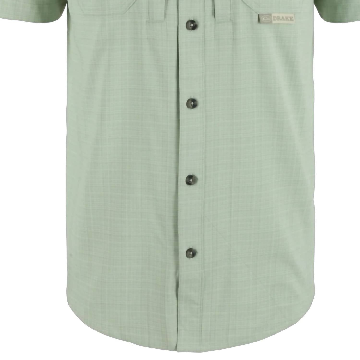Drake - Men's Wingshooter Trey Cross Hatch Short Sleeve Shirt