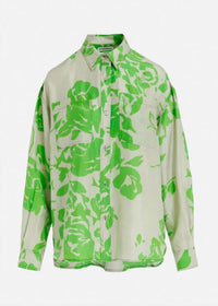 Essentiel Antwerp - Forgetmenot Silk Button Down Shirt