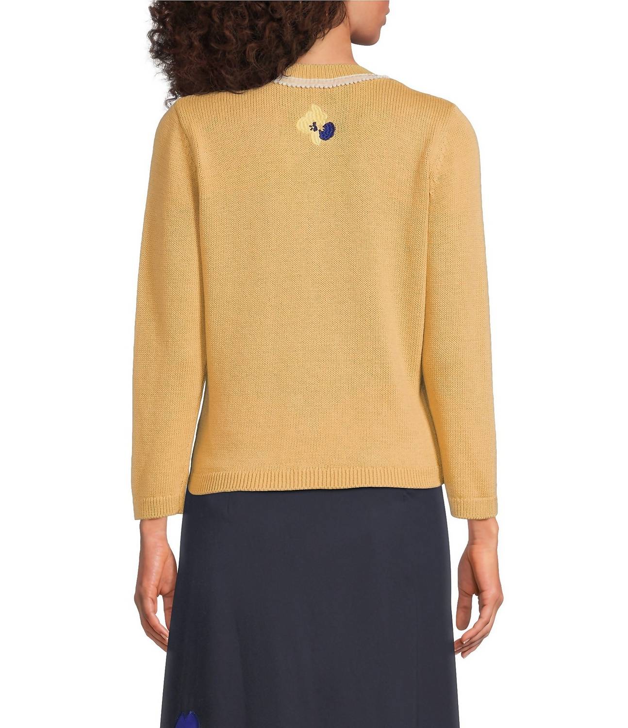 Tyler Boe - Women's Floral Embroided Cardigan