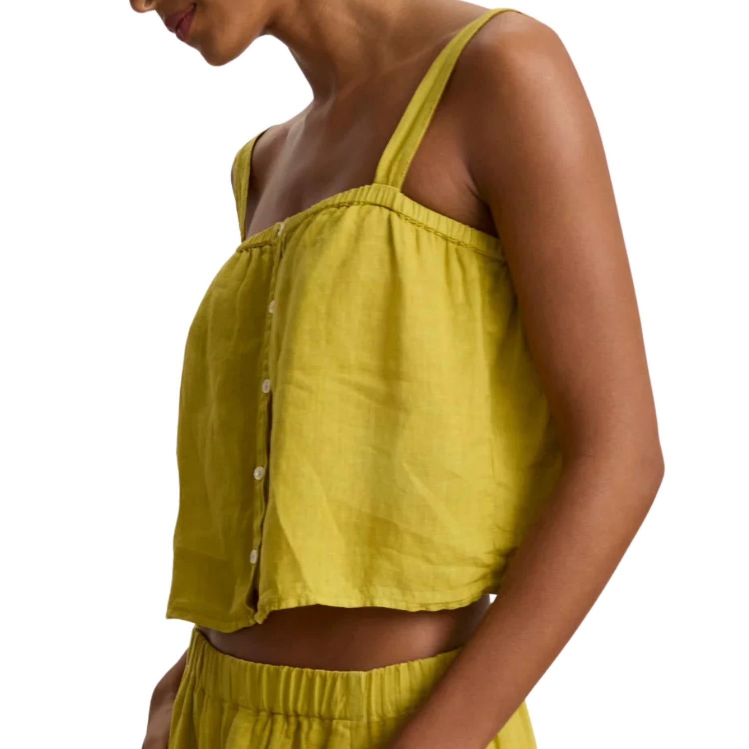 Velvet By Graham & Spencer - Quin Linen Top