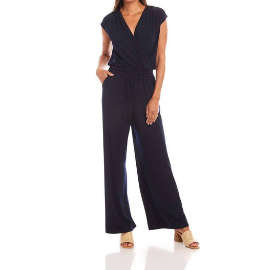 Karen Kane - Sleeveless Travel Jersey Jumpsuit