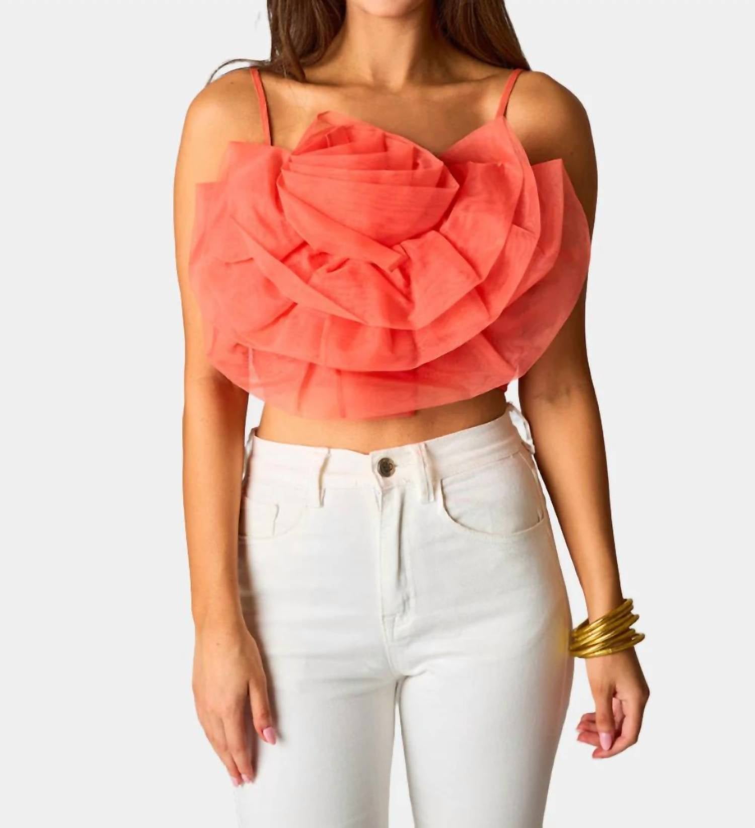 Buddylove - Petal Flower Applique Tank Top
