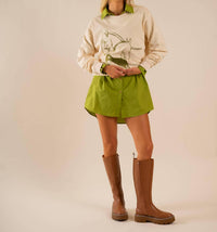 Care Tucker - Horse Play Classic Embroidered Sweatshirt