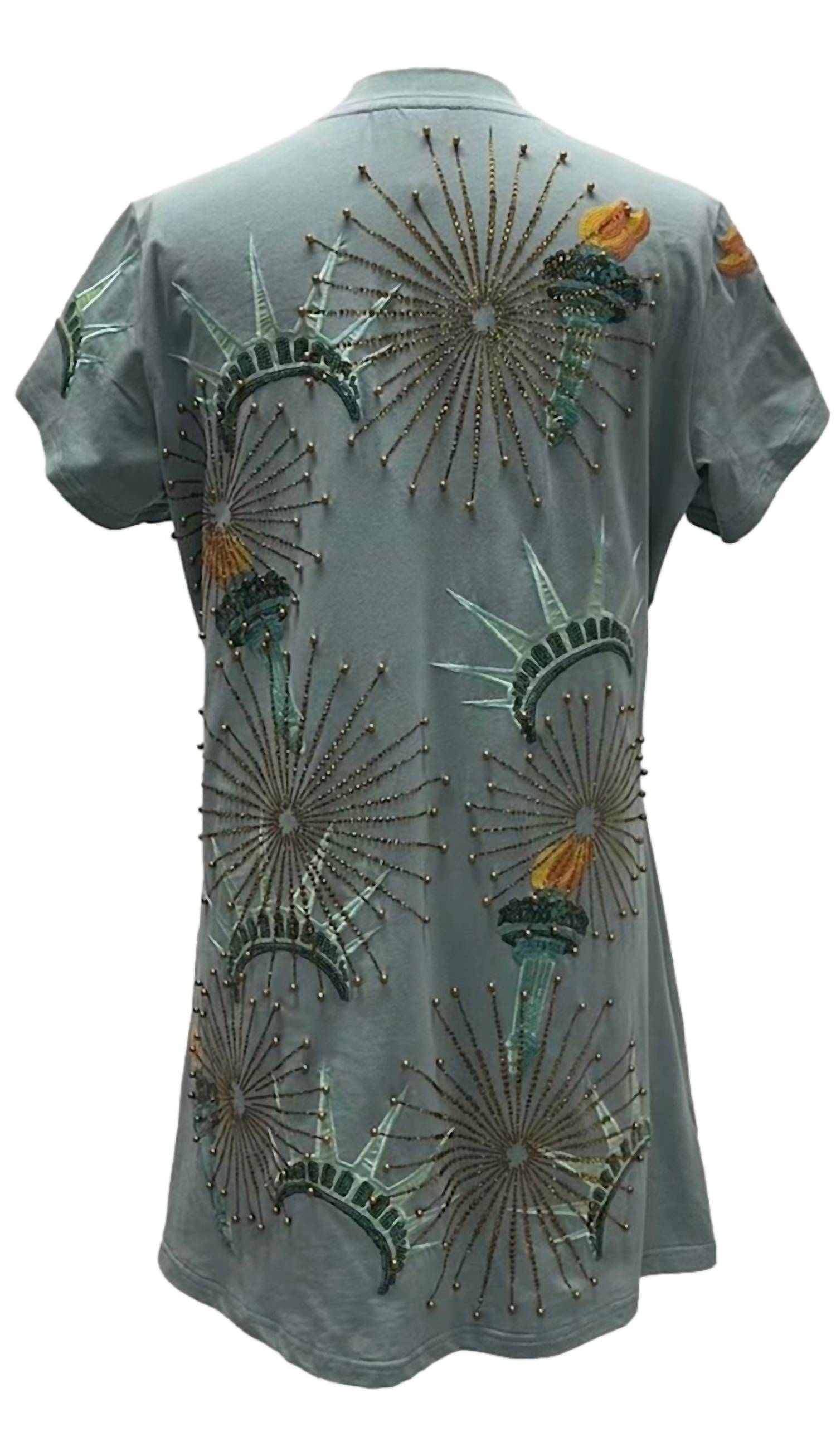 Queen Of Sparkles - Statue Of Liberty Icon Tee Dress