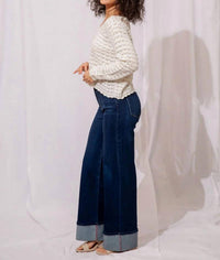 Jbd. - Cuffed Palazzo Jean