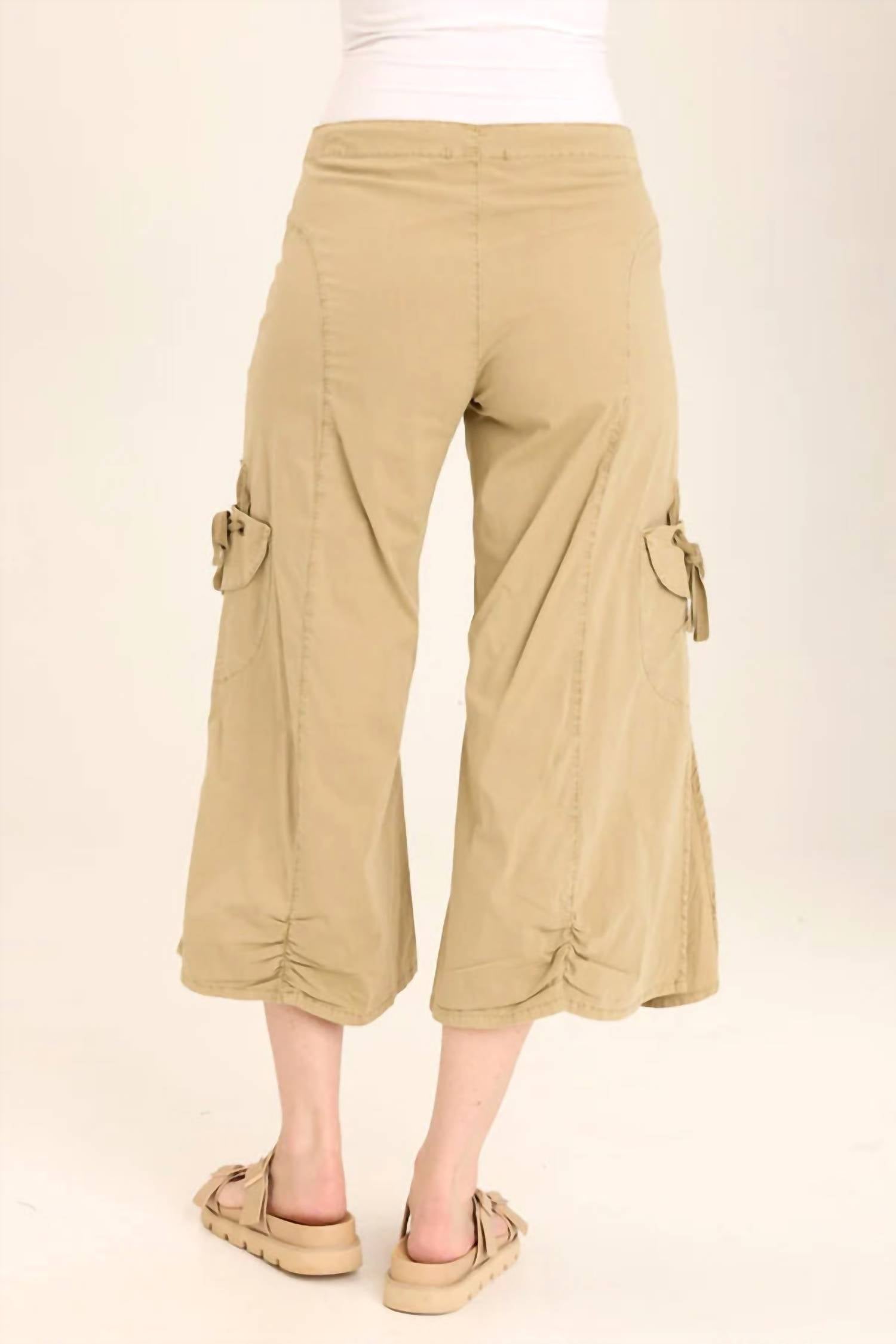 Xcvi - Cargo Gaucho Crop Pant