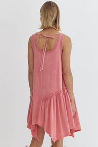 Umgee - Mineral Wash Mini Dress