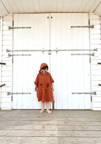 Ada Baby - Bear Organic Muslin Poncho For Babies And Toddlers