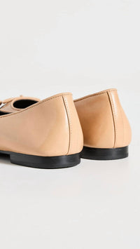 TORY BURCH Women's Cap Toe Ballet Flats in ginger shortbread - women's flats - view 4