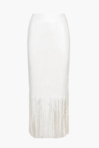 Adelyn Rae - Milana Sequin Fringe Midi Skirt