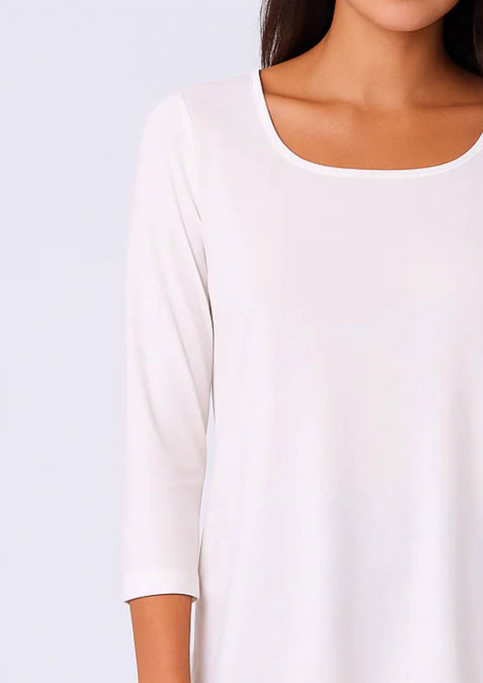 Angel Apparel - Three-quarter Sleeves Tunic Top