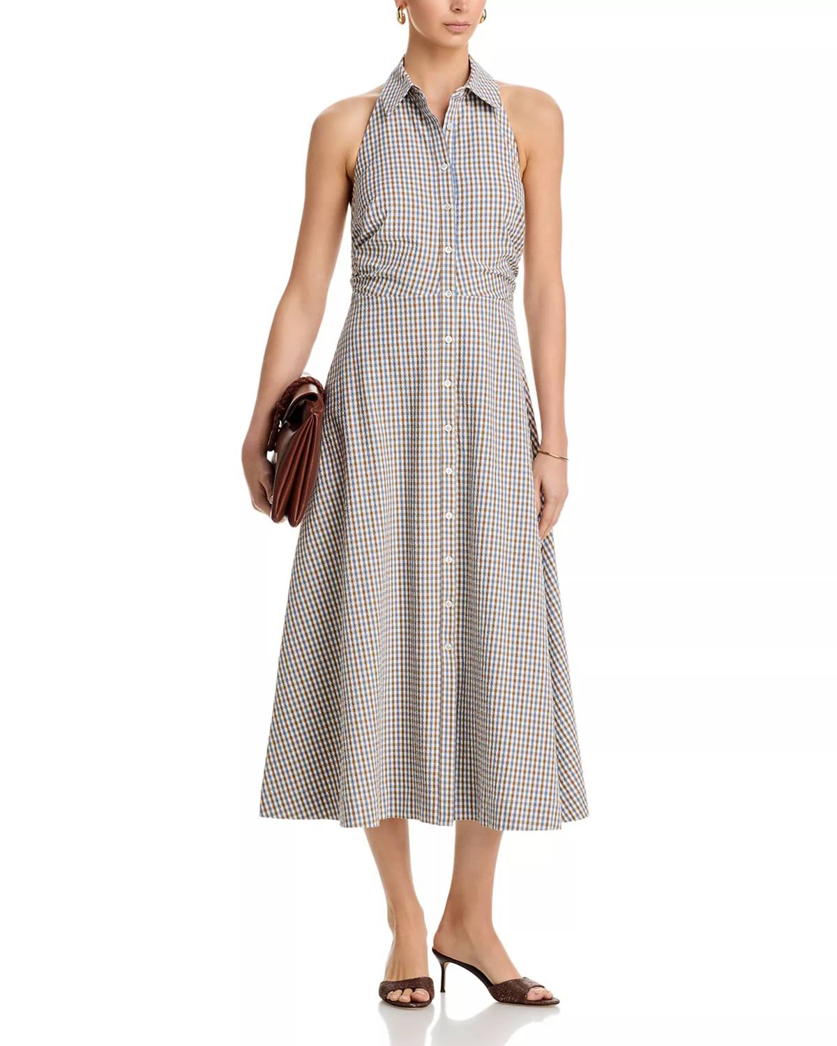 Veronica Beard - Mackey Halter Midi Dress