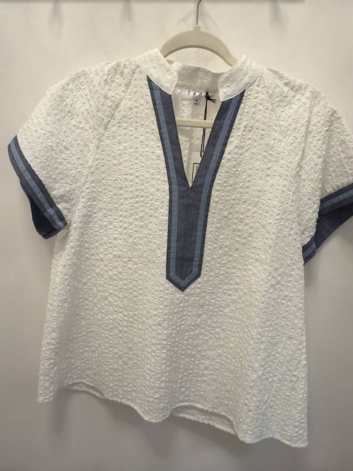 Thml - Short Sleeve Textured Top