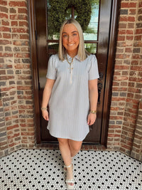 Entro - Half Zip Mini Dress