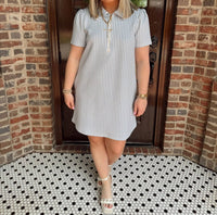 Entro - Half Zip Mini Dress