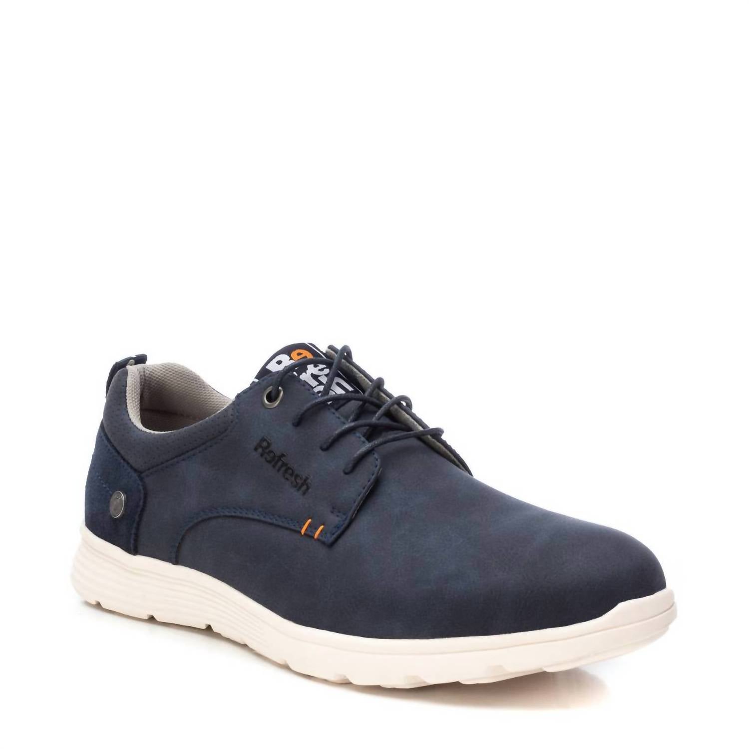 Xti Men's Refresh Suede Oxfords in navy - men's shoe