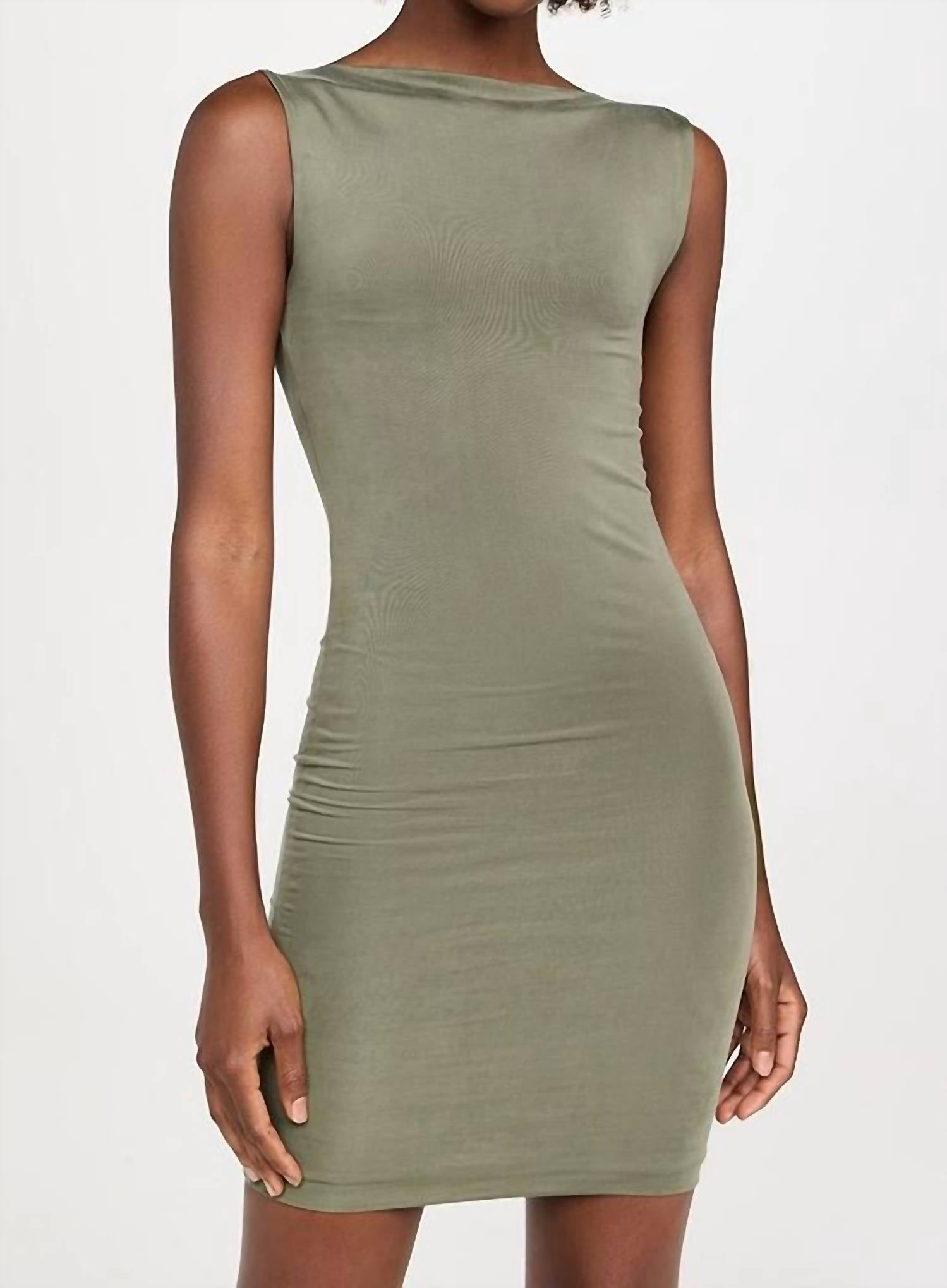 St. Agni - Cupro Jersey Mini Dress