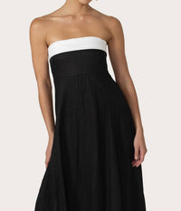 Lusana - Alora Linen Maxi Dress