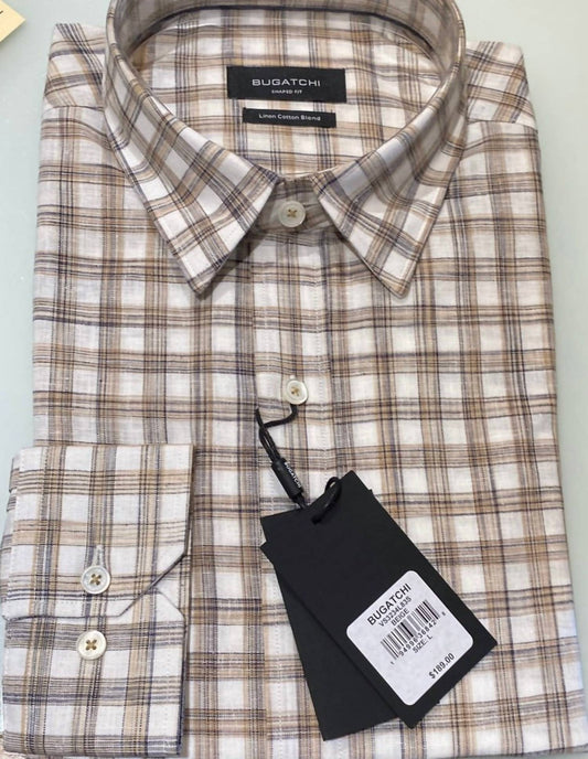 Bugatchi Uomo - Long Sleeve Wovens Shaped