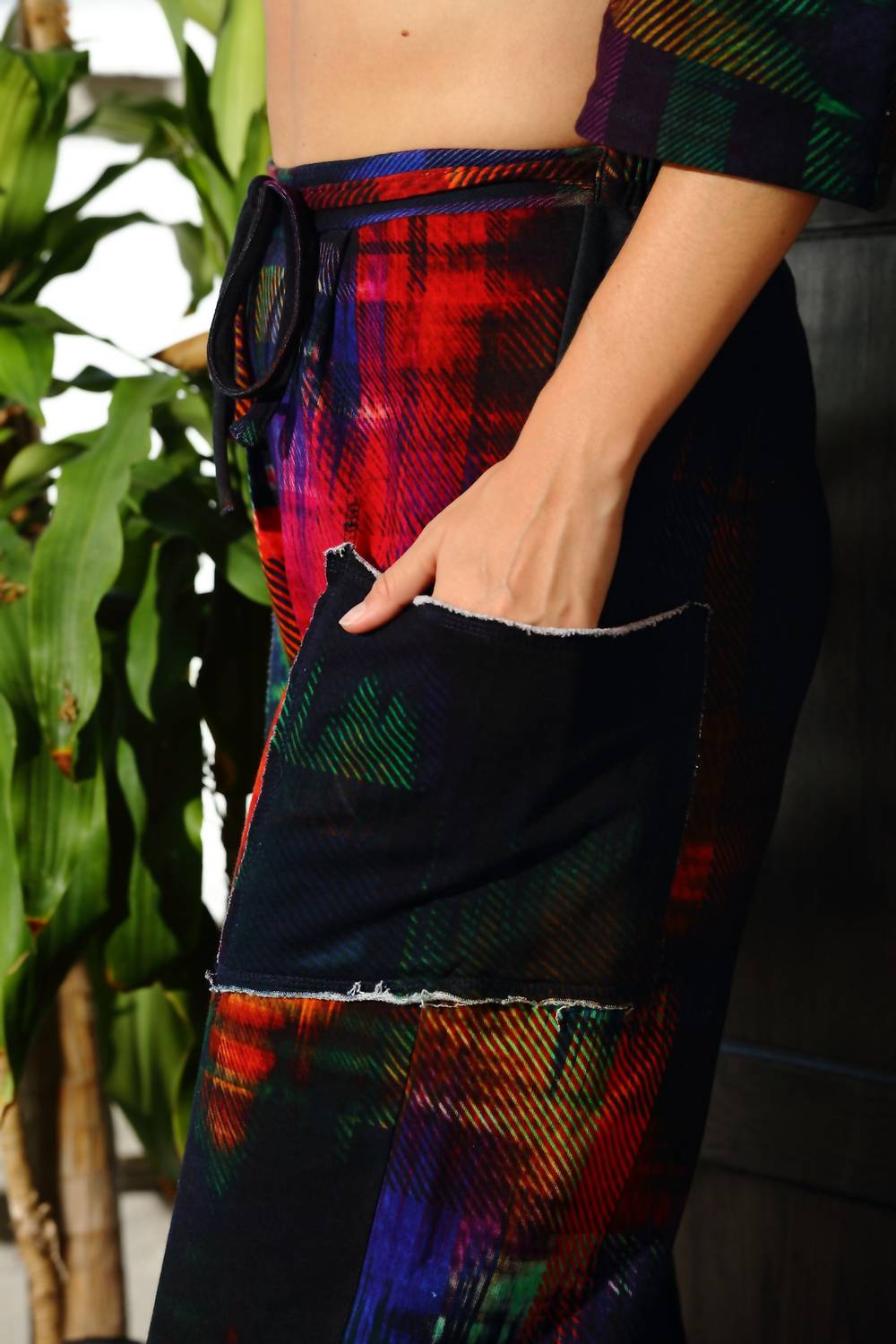 Kikisol - Searenity Patchwork French Terry Pocket Pants