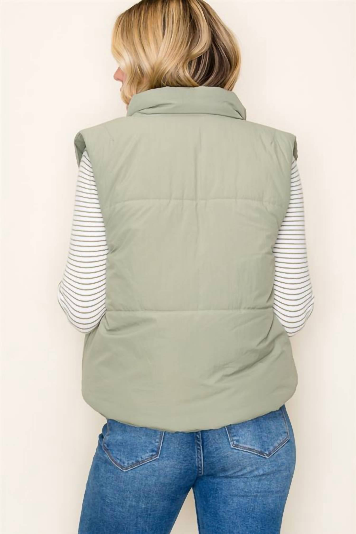 Staccato - Corduroy Reversible Puffer Vest
