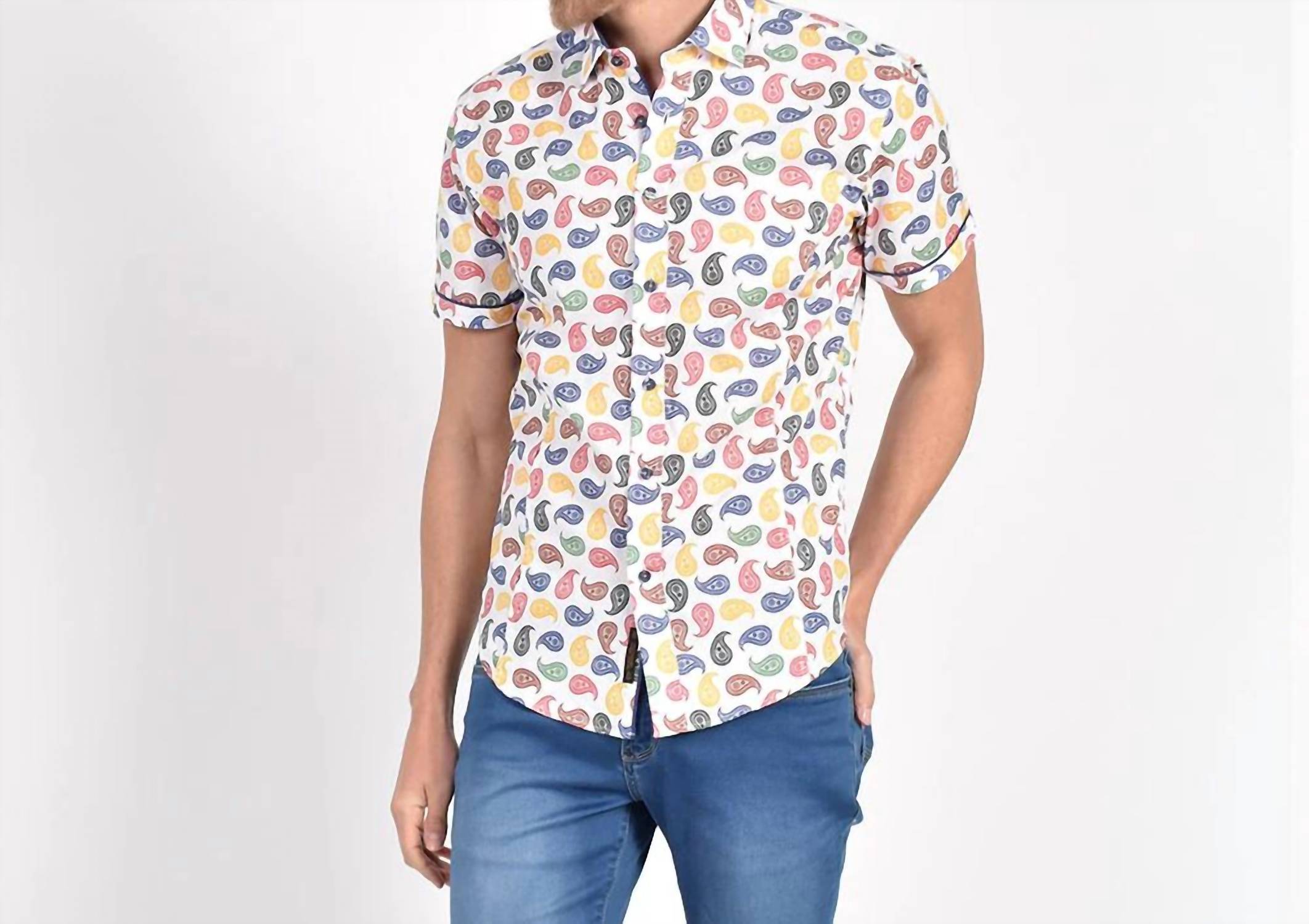 Eight X - Mod Paisley Short Sleeve Shirt