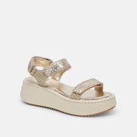 Dolce Vita - Women's Debra Distressed Leather Sandals