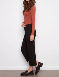 Charlie B - Wide Leg Ponte Pants