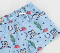 Pink Chicken - Boy's Tiny Rodeo Pull-on Swim Trunks